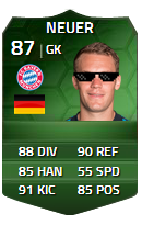 FUTWIZ's tweet image. Wonder what the odds are for Neuer to grab a goal in this game?