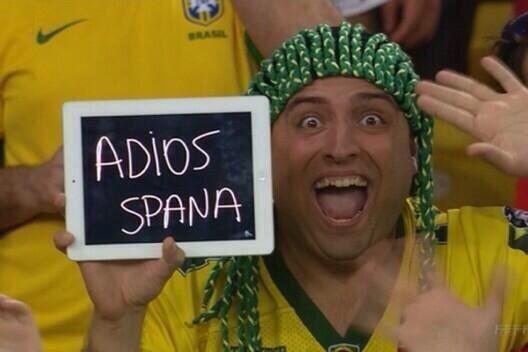 Soncerv's tweet image. Nunca disfrutes con la desgracia ajena. Un día puede llamar a tu puerta...

#Brasil2014 #AlemaniaVsBrasil