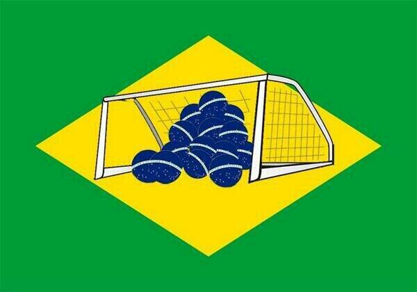 AremuNoni's tweet photo. Lmfaoooo. New brazil flag. http://t.co/FfkieisFbh