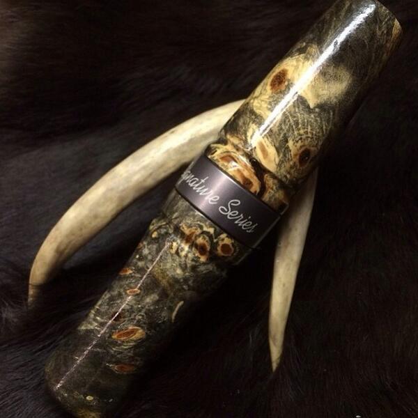stinson55jake's tweet photo. Short reed goose call in buckeye burl @ozarkcustomcall #ozarkcalls http://t.co/1a6e5578FR