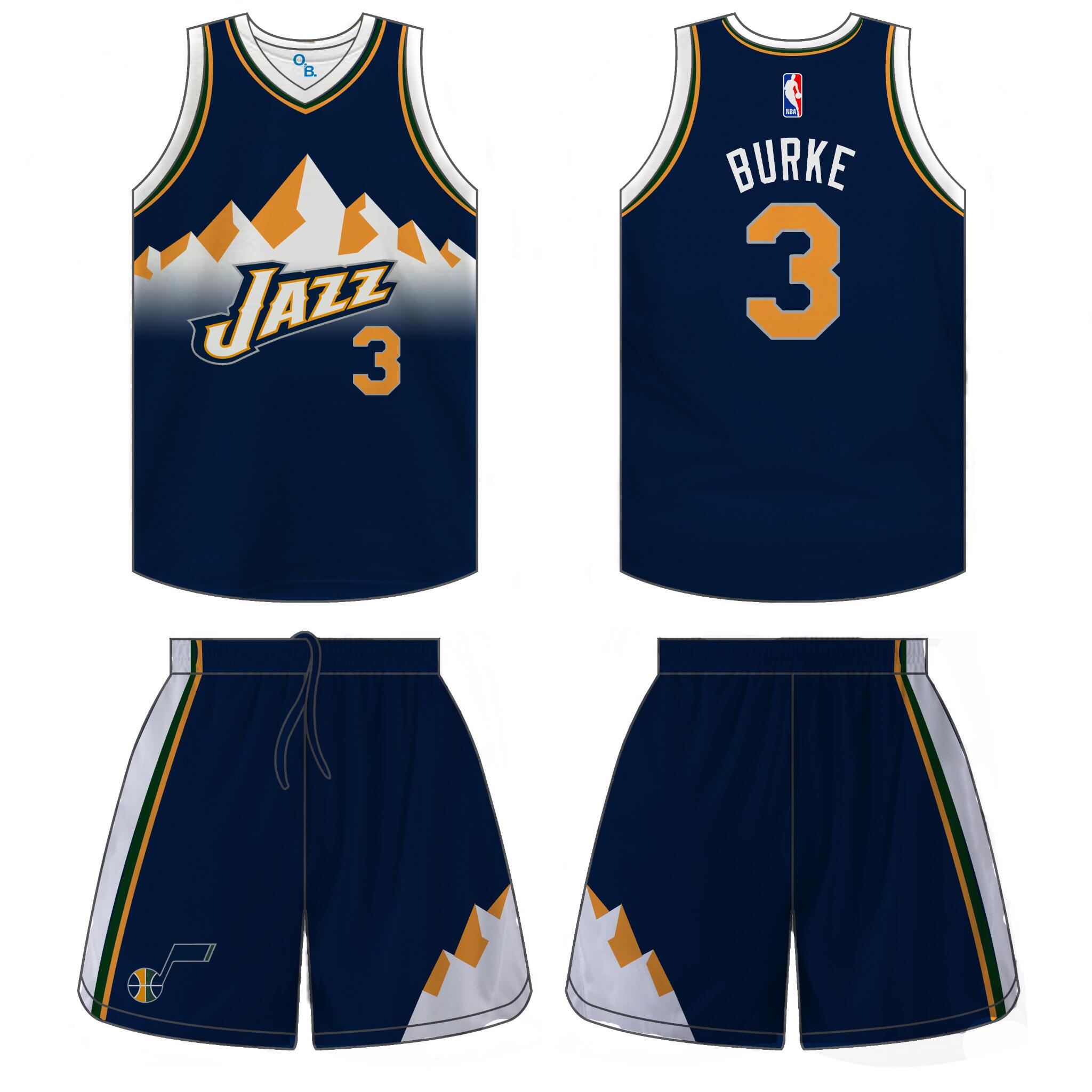 Utah Jazz Jersey Concepts. (Via Djossuppah Art) on twitter. : r