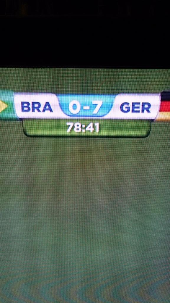 hb_warner's tweet photo. Well...i guess i could have done better than my brother Julio Cesar..nobody ever scored me 7 goals. #BrazilvsGermany http://t.co/521y3698p5