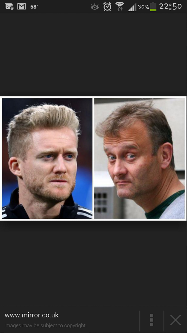 LornaSquiggle's tweet photo. Schurrle's dad is very proud of his performance tonight. #WorldCup2014 #worldcupembarrassment #lookalike http://t.co/jH4UhBcgdM