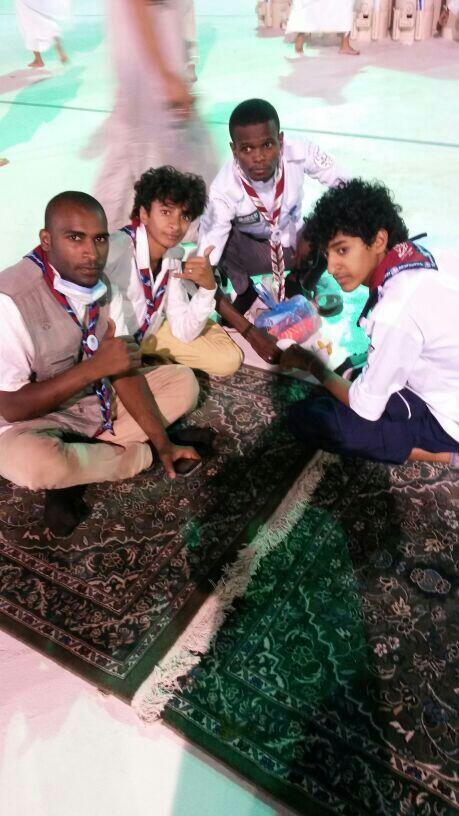 متابع مشارك فرقة نادي الفرسان قس خدمة المعتمرين في مكه المكرمة