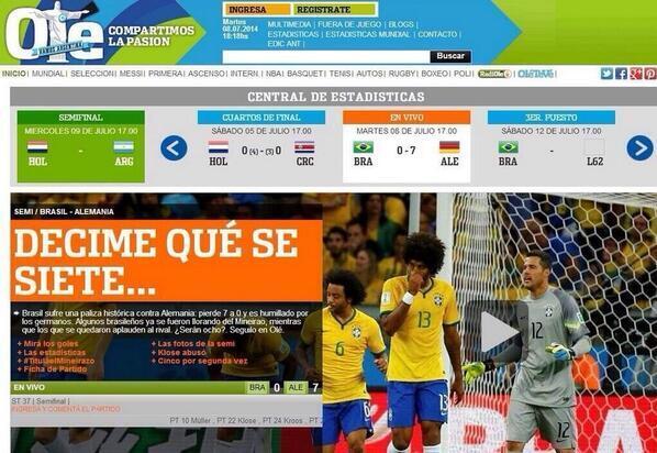 KikeMedinaCruz's tweet photo. La portada de mañana en el diario argentino Olé. ¡Buenísima! http://t.co/iYkHmsPyvi