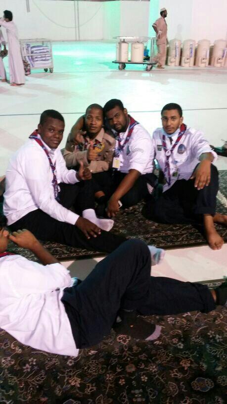 متابع مشارك فرقة نادي الفرسان قس خدمة المعتمرين في مكه المكرمة