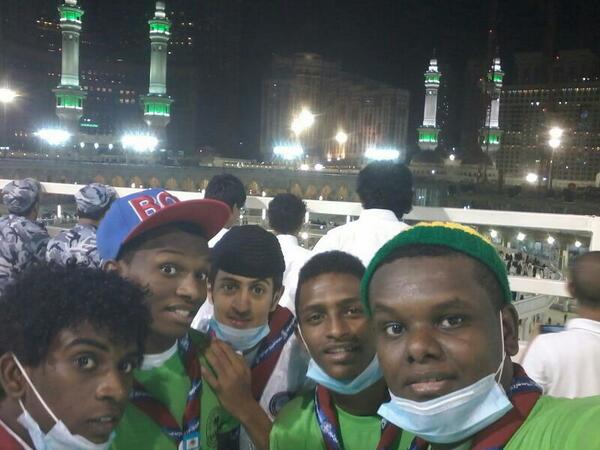 متابع مشارك فرقة نادي الفرسان قس خدمة المعتمرين في مكه المكرمة