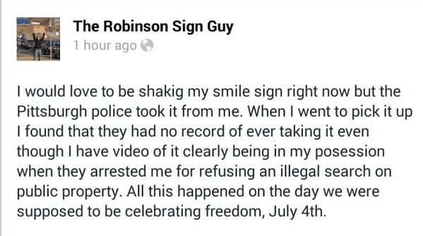 TRSignGuy's tweet image. These are your rights too.