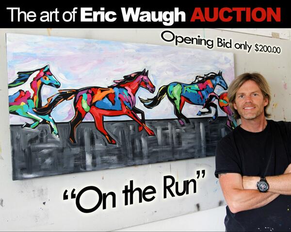 waughart's tweet photo. I have a new auction on FB right now. Check it out... http://t.co/12D0TDZHe0 #wildhorses #horseart #ginovannelli http://t.co/ZGQDyjIM9m