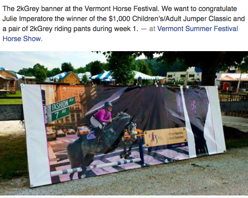 2kGrey's tweet photo. Congratulations Julie Imperatore winner $1,000 Children’s/Adult Jumper Classic &amp; a pr of 2kGrey riding pants. http://t.co/2dMiFHJxuz