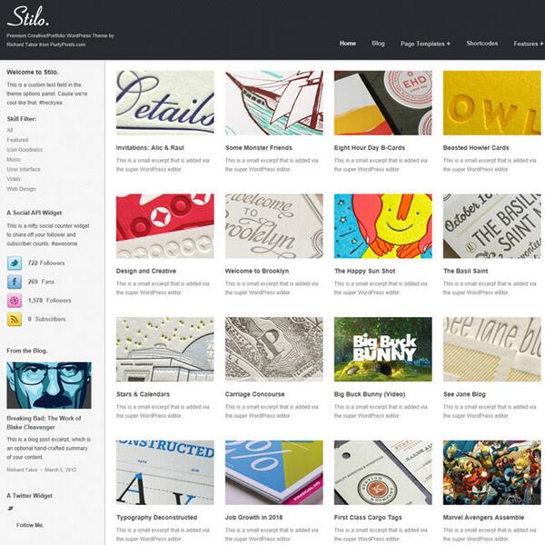 HostingTimes's tweet photo. stilo #responsive #portfolio #wordpress #theme http://t.co/WJvznlnD1c