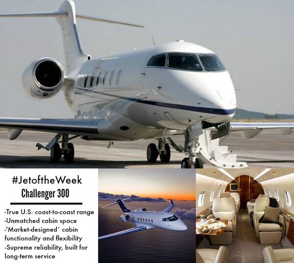 apollojets's tweet photo. #JetOfTheWeek: Challenger 300. Coast-to-coast range, unmatched cabin space, functionality, &amp; flexibility. http://t.co/wfCt3ip93k