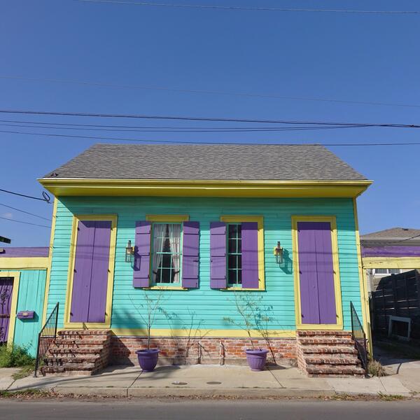 "Colors are the smiles of nature." You can see lots of smiles in the colors of New Orleans!