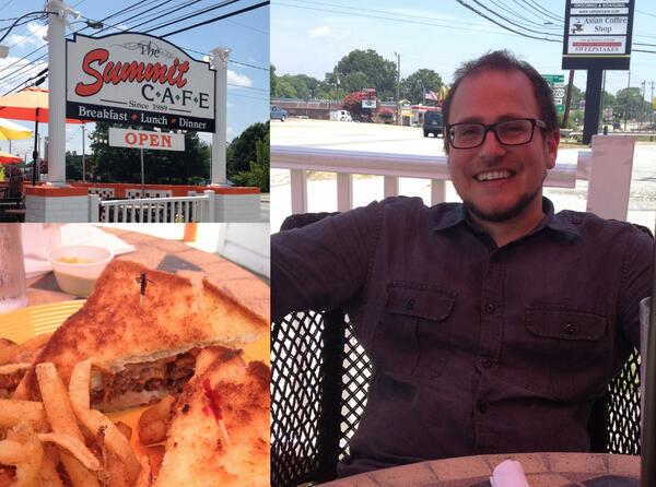 GSOBurgerBlog's tweet photo. Full review of Summit Cafe with George of @elsewheremuseum  at http://t.co/obSxZCK1PR "It's a real honest burger" http://t.co/PqOIfmO2pR