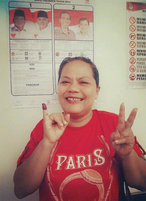 #Salam2Jari #AkuMilihJokowi #PestaDemokrasi #Pilpres2014 #Mamak