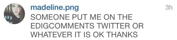 EdsIGComments's tweet image. Ok