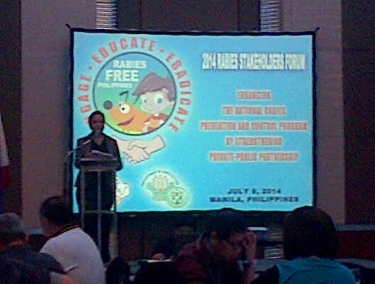 elaine_llarena's tweet photo. @RabiesAlliance Opening ceremony of the 2014 Rabies Stakeholders Forum organized by PAHA with @bai_official http://t.co/Nx6P8slheW