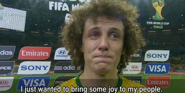 David Luiz post match interview