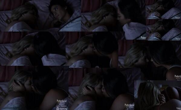 kaylawilging's tweet image. Still fangirling about this 😭 #EmisonKiss #Emison #PLL100thEpisode