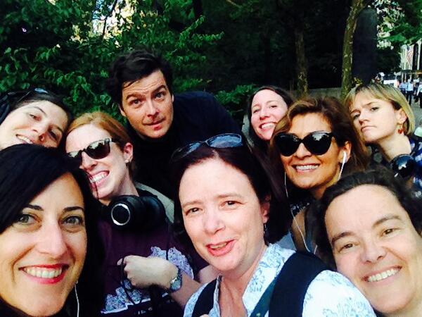 RFeldhausAdams's tweet image. #FS2014 pre Central Park audio walk selfie. @ibbycaputo @cmaldonadonyc @UnionDocs