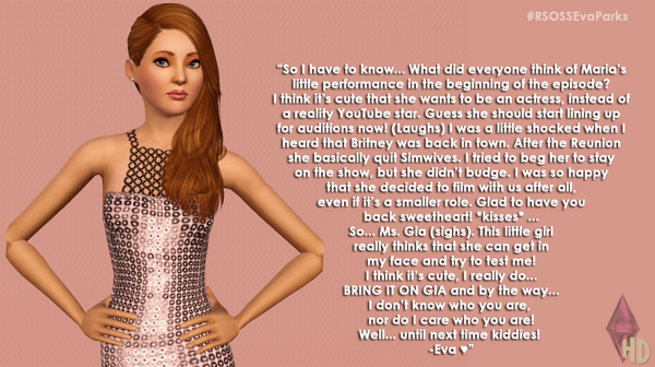RealEvaParks's tweet photo. #TeamKeepItReal here's my recap of Episode 2! *hugs* #RSOSS http://t.co/4acvHeHBNC