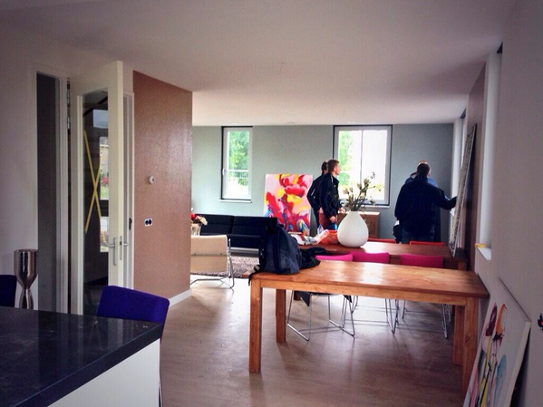 bouverijen's tweet photo. Een preview van de modelwoning… #mooi! http://t.co/mEZaCRfGGN