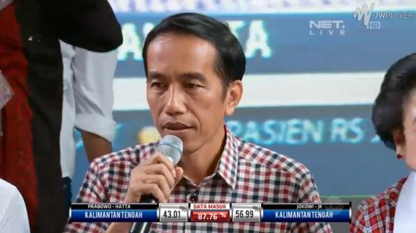mdtvindonesia's tweet photo. Jokowi berterima kasih yg tak terhingga kepada seluruh rakyat Indonesia yg telah memilih. #NET_VOTE http://t.co/BV5KuEPyTq