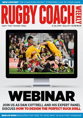 Want to know the perfect ruck drill? Join us for the first Rugby Coach Weekly webinar bit.ly/11EFoeD