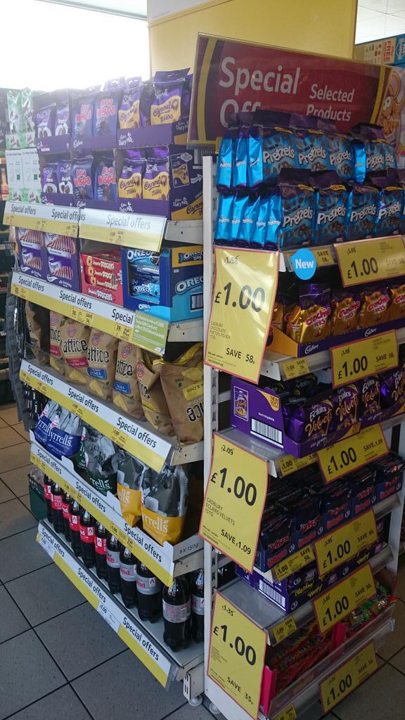 express6078's tweet image. Brand new offers in store today and only a £1. It would be rude not tooB-)