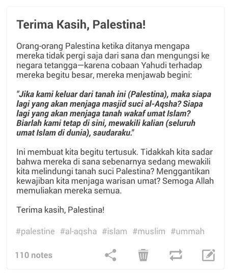 chaasharon's tweet photo. Terimakasih Palestina. #PrayForGaza #savepalestine http://t.co/93RDMfNNqP