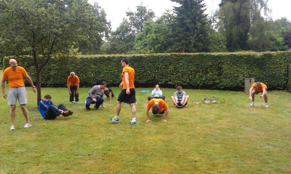 jesuisries's tweet photo. lt en mt workout/trainingssessies in Hoenderloo #Smallgrouptraining #pt2day #essent @Germain_S http://t.co/eRLoUMwD4v