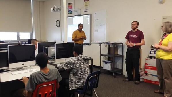 CarlaRThompson's tweet image. We&apos;re elated 2 have @bradshawe as a #STUDENTWEBCORPS  mentor at West HS!! @techcorps_org