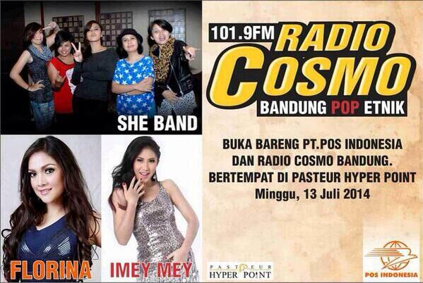 She_Band's tweet image. kemudian hari Minggu 13 Juli yuk kita Buka Bareng SHE Lovers Bandung