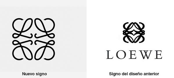 #Loewe con su signo marcaba con hierro las pieles del ganado. En el #rediseño han querido transmitir estos orígenes -