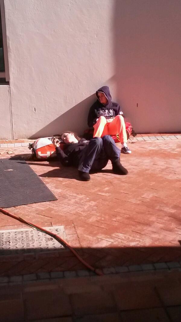 USSA tournament taking its toll. @seswarbreck  <a href="/MatiesSquash/">Maties Squash </a> #USSAsquash