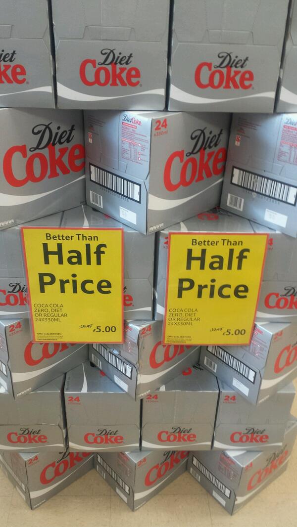 IT'S BACK... 
24 CANS OF COKE FOR ONLY £5
#greatoffer #tradedriving #tesco