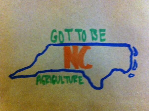 NCAgriculture's tweet photo. Looks good! RT @ascala23: Proud of my #GotToBeNCAgriculture drawing at #NLCSO @NCAgriculture @NCFFA http://t.co/FJjhvdskuz