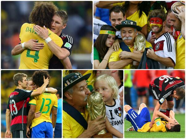 We've known how painful it is to lose a semi-final in your own country since 2006. Good luck for the future, #BRA.