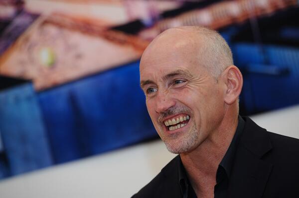 MeetingsShow's tweet photo. Barry McGuigan was on the @VisitBelfastBiz stand #TMS14 http://t.co/BP7TshCkX7