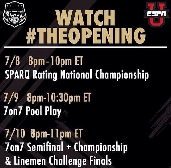 CoachJ_Smitty's tweet image. 7v7 today it's time to put this together as a team!! TEAM #FLYRUSH ✈️ dont forget to tune in tonight! Good luck teams