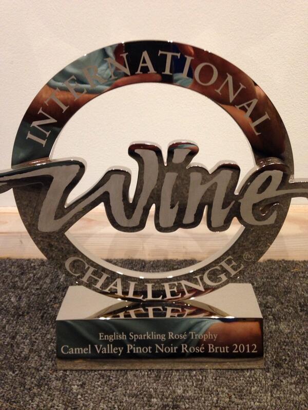 Ah yes, it is our new <a href="/WineChallenge/">International Wine Challenge</a> sparkling rose trophy. Just in time for <a href="/camelvalleybob/">Bob Lindo</a> to show tonight's tour