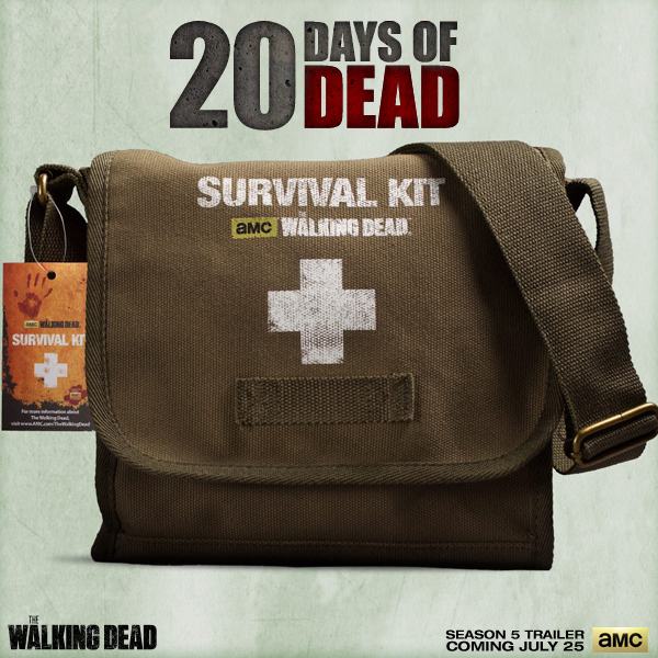 WalkingDead_AMC's tweet photo. We're counting down to the release of #TheWalkingDead Season Five trailer 7/25. RT to win a #20DaysofDead prize pack! http://t.co/apoGJej4pH