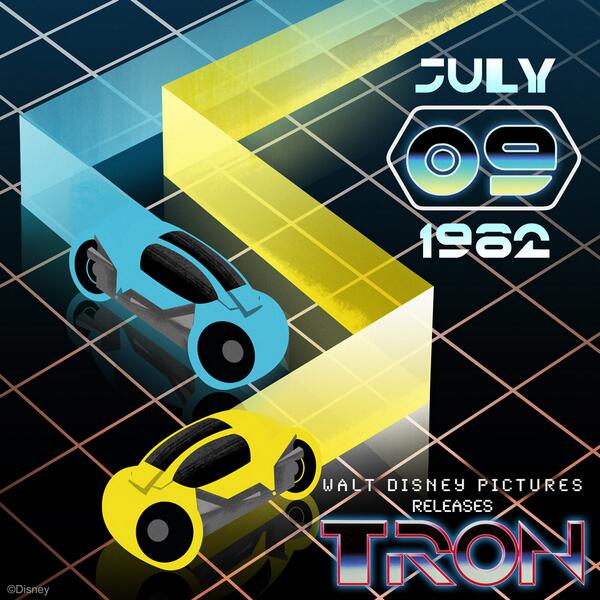 Disney's tweet image. It&apos;s been 32 years since Kevin Flynn teamed up with Tron to take down Master Control.