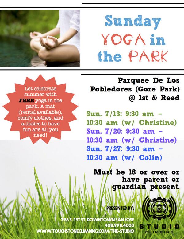 Come out to the <a href="/SoFAdistrict/">SoFA district</a> District on Sundays this month for Yoga in the Park!