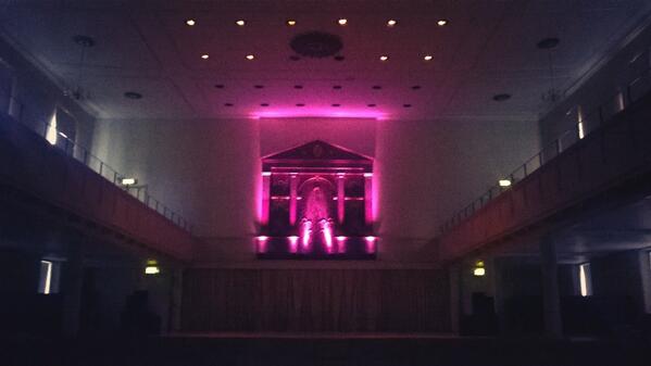 stgeorgesbris's tweet image. Setting up for Towards Silence tomorrow night, looking and sounding great! #funlights