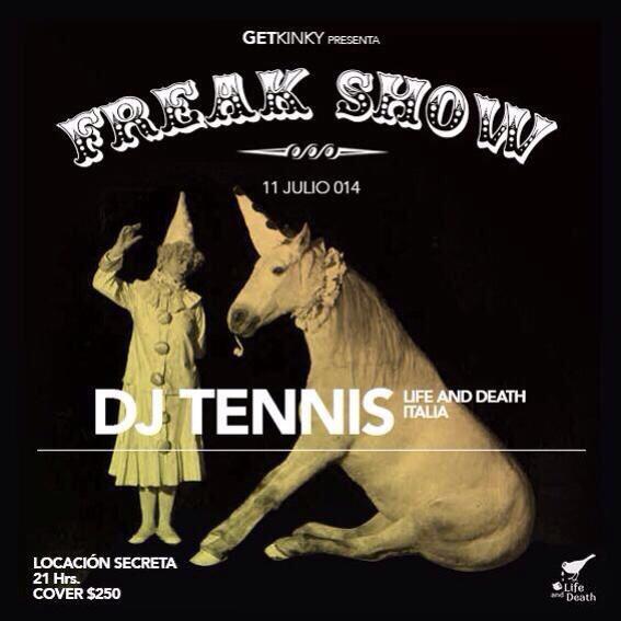 #FreakShow ft. <a href="/dj_tennis/">Dj Tennis</a> this Friday / get your #tickets with #teamducky by <a href="/socialducky/">socialducky®</a> #FreakShowIsComingToTown
