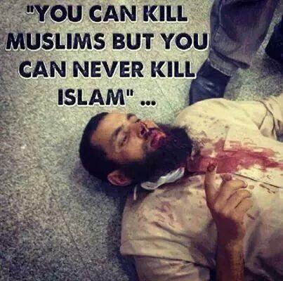 RahmaMeti's tweet photo. You can kill Muslim but you can never kill Islam ... http://t.co/KnkrGRvsqD