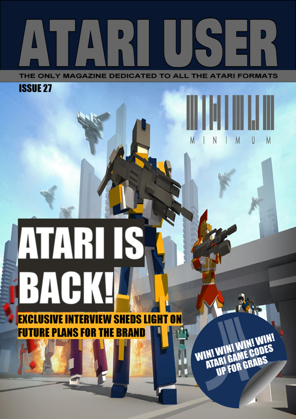 AtariUser's tweet photo. Atari User issue 27 is out and features an exclusive interview with Atari's COO who discusses future plans for #Atari http://t.co/XrSNOTDUeL