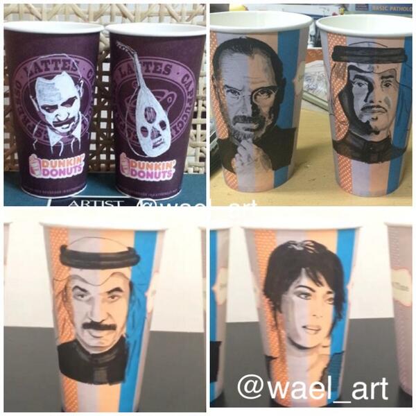 wailly832's tweet photo. هذه مجموعة الأكواب التي فقدتها في معرضي الاخير، أتمنى من اي شخص أخذ كوب اعادته لي في هذا الشهر الفضيل http://t.co/TMoGGKyAJS