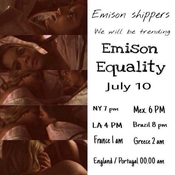 ImMargotBtw's tweet image. #ABCFDoubleStandards #Emison Emison Equality @ABCFamily